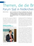 Vorschauseite 1: Themen, die die Branche umtreiben - Forum Süd in Feldkirchen