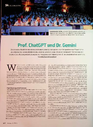 Vorschauseite 1: Prof. ChatGPT und Dr. Gemini
