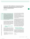 Vorschauseite 1: Geriatrische frührehabilitative Komplexbehandlung: Möglichkeiten der ergotherapeutischen Behandlung von Post-COVID und Long-COVID in bestehenden Strukturen.
