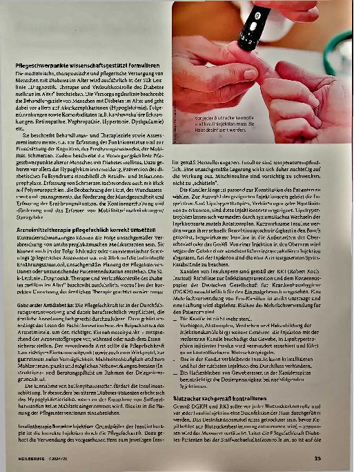 Vorschauseite 2: Patienten mit Diabetes im Alter gemeinsam versorgen