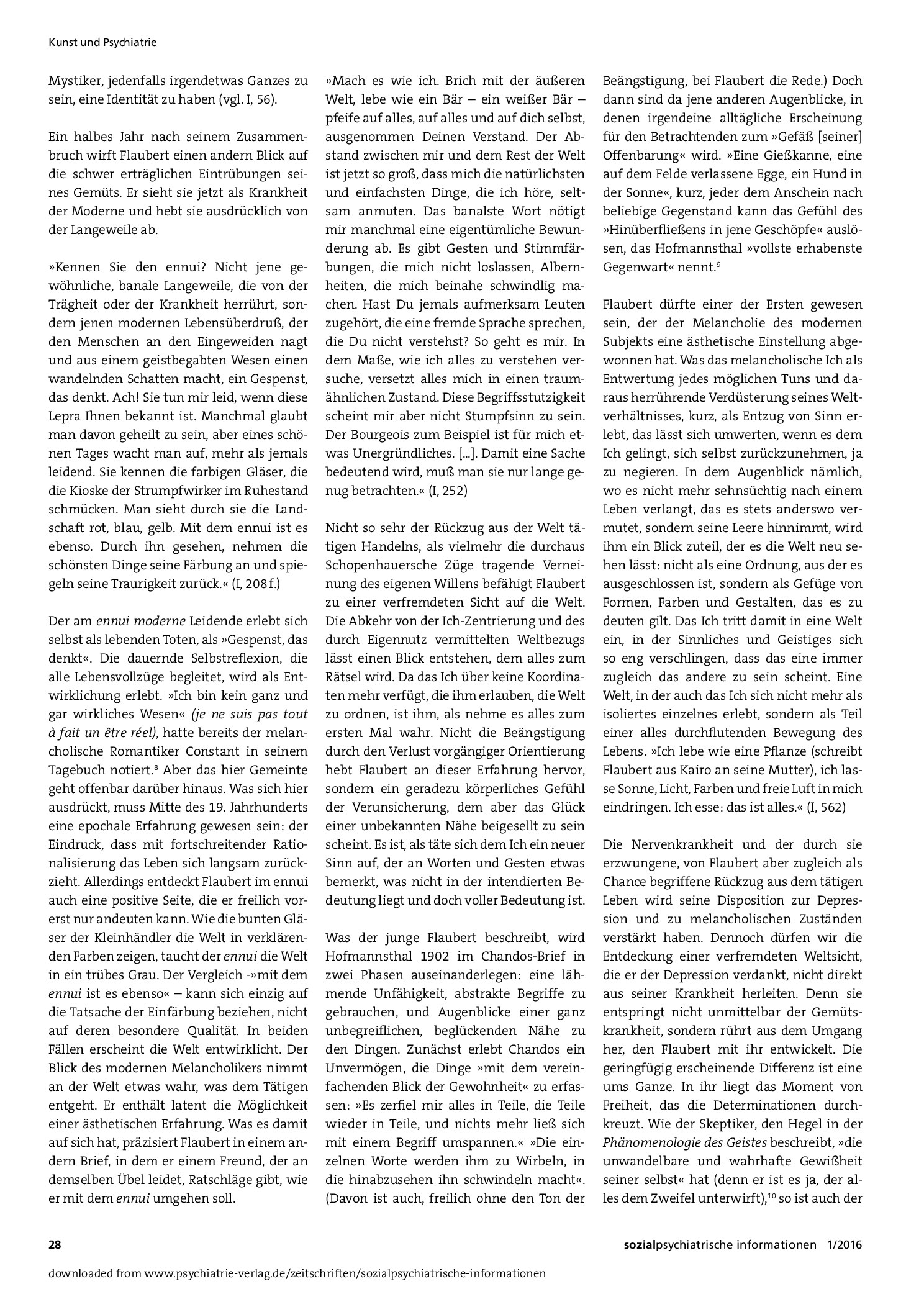 Vorschauseite 5: Psychische Krankheit und Kreativität: Der Fall Gustave Flaubert