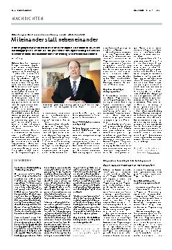 Vorschauseite 1: Miteinander statt nebeneinander