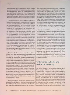 Vorschauseite 4: Interprofessionalität in der ambulanten Versorgung