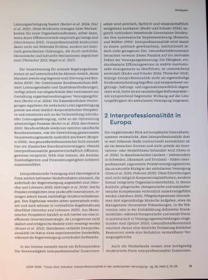 Vorschauseite 5: Interprofessionalität in der ambulanten Versorgung