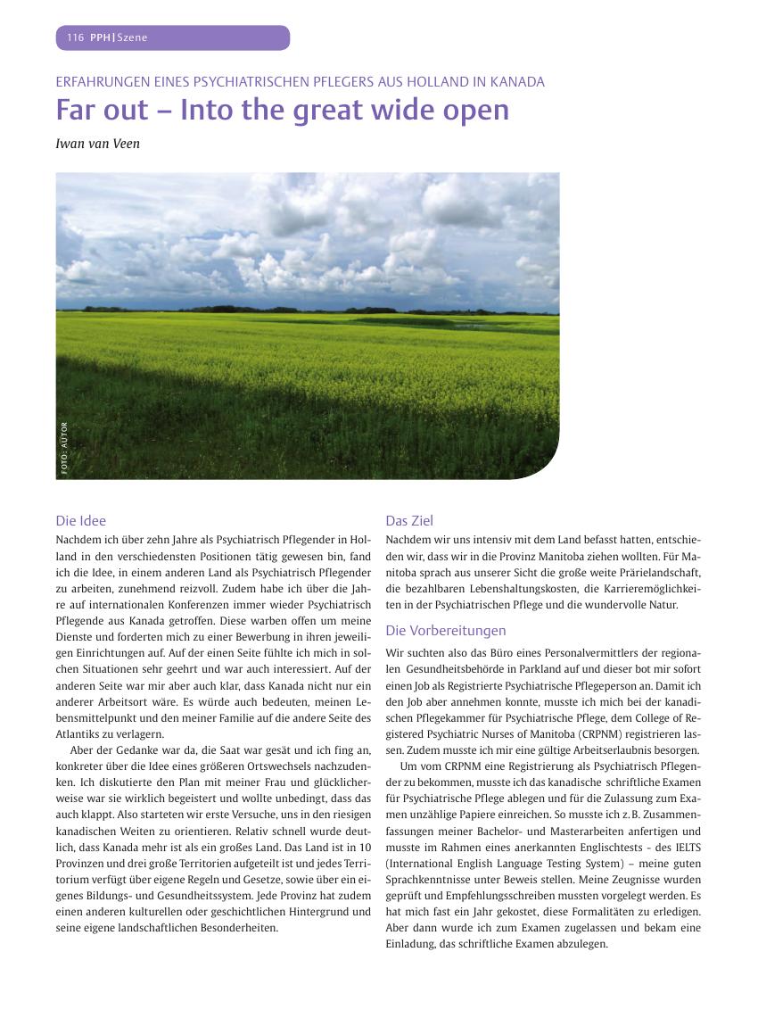Vorschauseite 1: Far out ? Into the great wide open