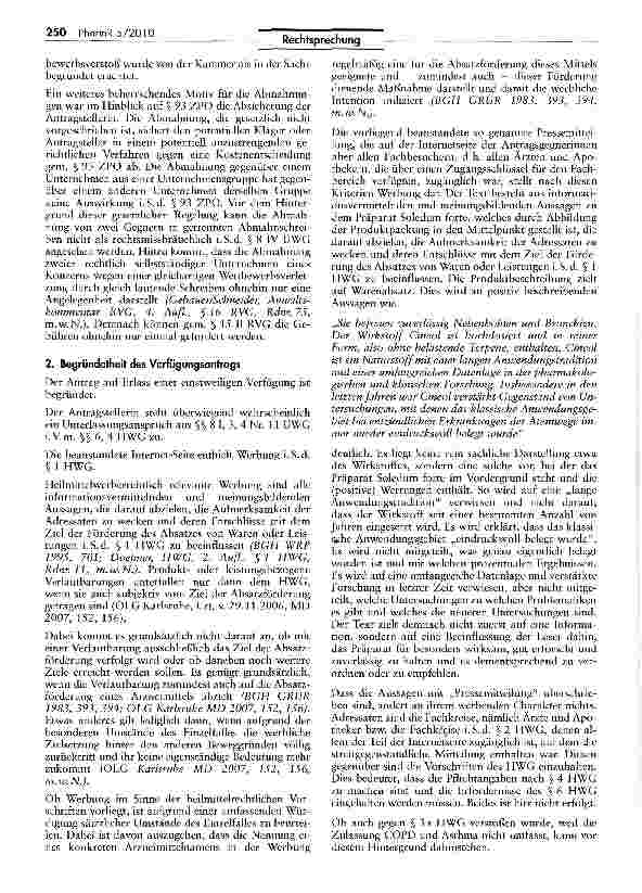 Vorschauseite 3: Qualifikation von Pressemitteilungen als Werbung