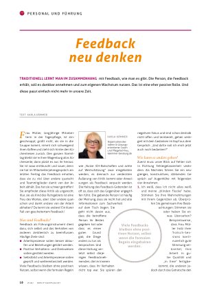 Vorschauseite 1: Feedback neu denken