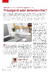 Vorschauseite 1: Schwerpunkt Elektrosicherheit: Nutzung privater Geräte - Privatgerät oder Arbeitsmittel?