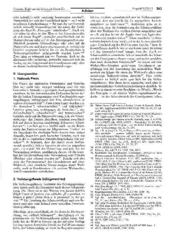 Vorschauseite 3: Ergänzende Schutzzertifikate für Kombinationsprodukte —eine neue Kombinatorik?