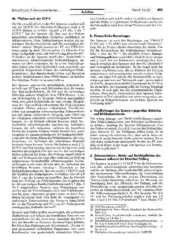 Vorschauseite 5: Prüfer-Initiierte-Studien (Nicht-kommerzielle klinische Prüfungen) in Deutschland — Juristische Verantwortlichkeiten und strafrechtsrelevanteHaftungsaspekte des pharmazeutischen U…