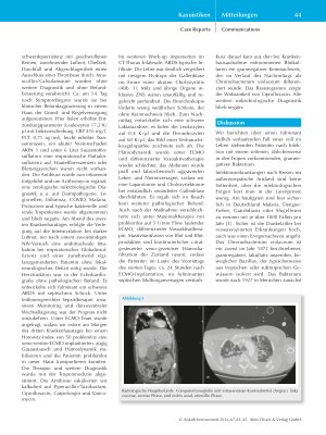 Vorschauseite 2: Fulminante Sepsis durch Chromobacterium violaceum – ein Fallbericht