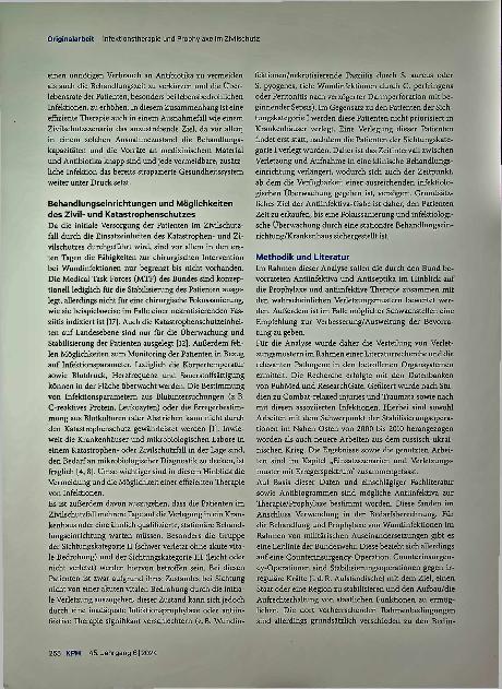 Vorschauseite 3: Analyse der Sanitätsmaterialbevorratung der Bundes Basispakete A im Hinblick auf Infektionstherapie und Prophylaxe.