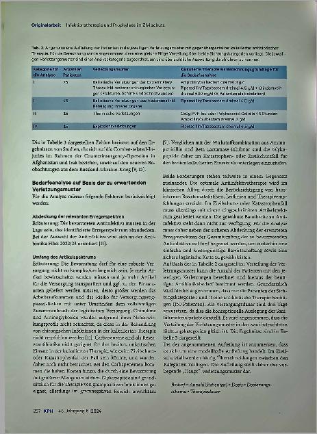 Vorschauseite 5: Analyse der Sanitätsmaterialbevorratung der Bundes Basispakete A im Hinblick auf Infektionstherapie und Prophylaxe.