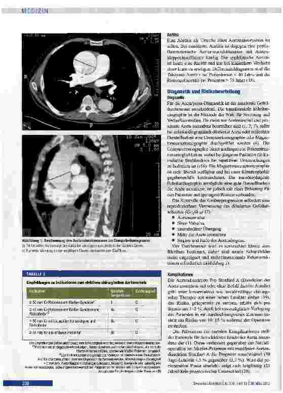 Vorschauseite 4: Aneurysmen der Aorta ascendens