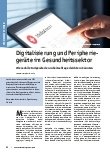 Vorschauseite 1: Digitalisierung und Peripheriegeräte im Gesundheitssektor
