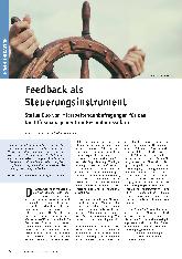 Vorschauseite 1: Feedback als Steuerungsinstrument: Status Quo von Mitarbeiterbefragungen für das Qualitätsmanagement im Gesundheitssektor.