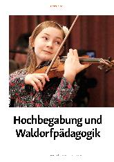 Vorschauseite 1: Hochbegabung und Waldorfpädagogik