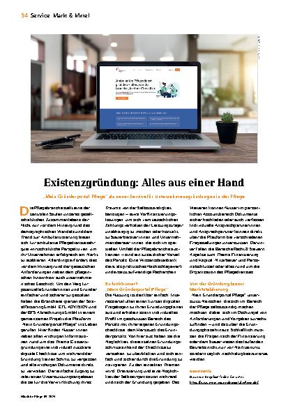 Vorschauseite 1: Existenzgründung: Alles aus einer Hand