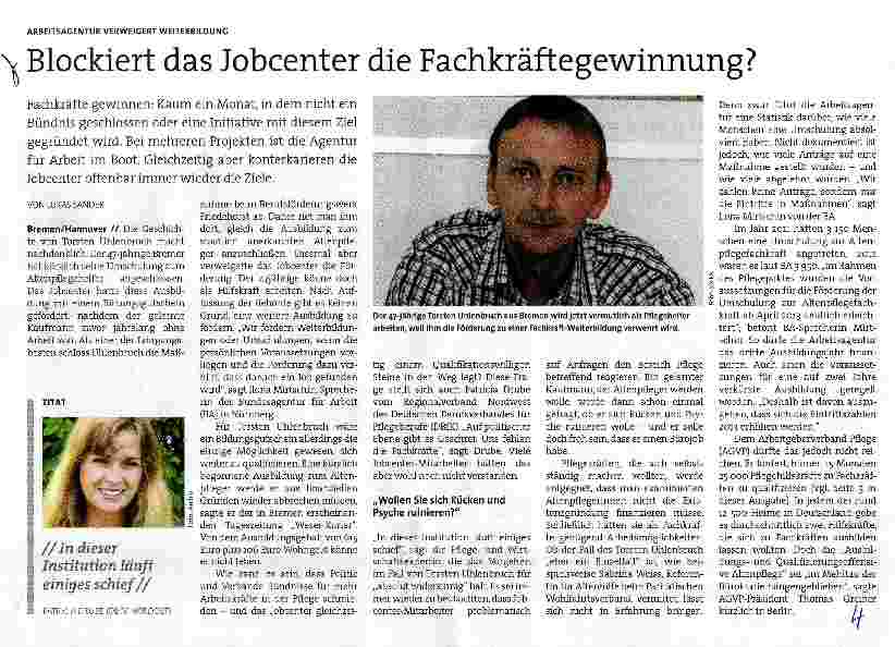 Vorschauseite 1: Blockiert das Jobcenter die Fachkräftegewinnung?