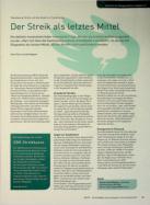 Vorschauseite 1: Der Streik als letztes Mittel
