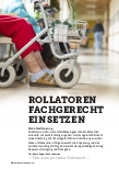 Vorschauseite 1: Rollatoren fachgerecht einsetzen