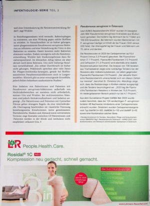 Vorschauseite 3: Pseudomonas Aeruginosa. Hohe Fähigkeit zur Abschirmung