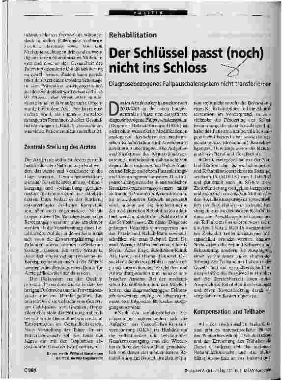 Vorschauseite 2: Eine Stiftung solls richten