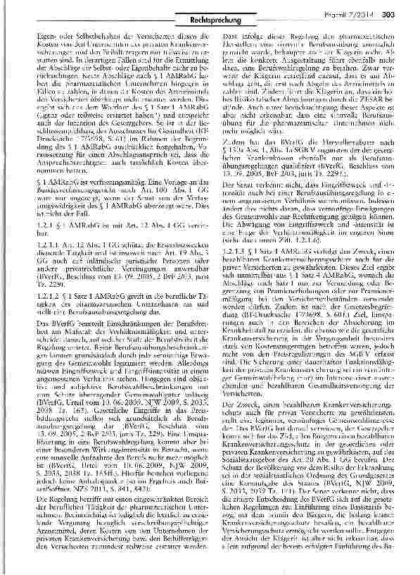 Vorschauseite 3: Zur Frage der Verpflichtung zu Zahlungen nach § 1 AMRabG AMRabG § 1