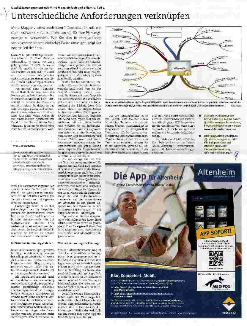Vorschauseite 1: Oualitätsmanagement mit Mind Maps einfach und effektiv, Teil 2 Unterschiedliche Anforderungen verknüpfen