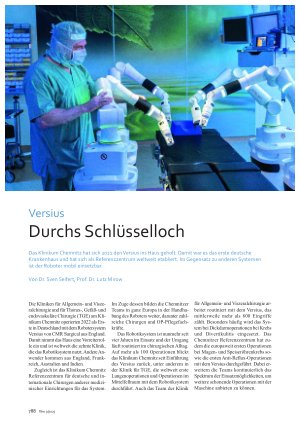 Vorschauseite 1: Versius Durchs Schlüsselloch