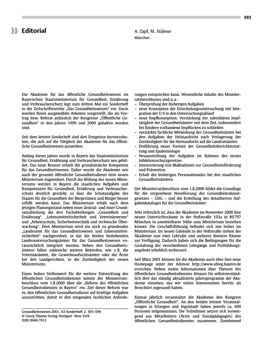 Vorschauseite 1: Editorial