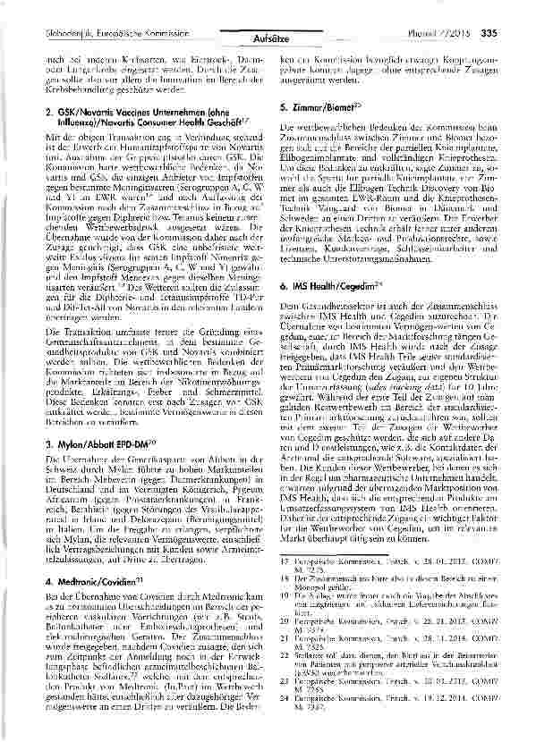 Vorschauseite 3: Pharmaindustrie weiterhin im Fokus der Europäischen Kommission: Ein Update aus Brüssel