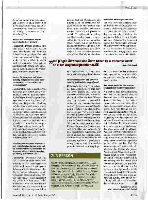 Vorschauseite 2: Das DRG-System ist gescheitert