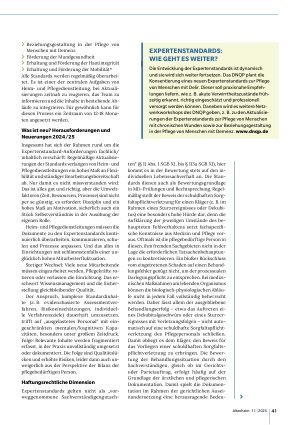 Vorschauseite 2: Pflegequalität bleibt Chefsache