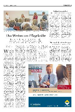 Vorschauseite 1: Das Werben um Pflegekräfte