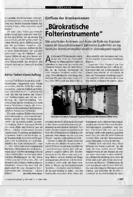 Vorschauseite 1: Bürokratische Folterinstrumente