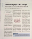 Vorschauseite 1: Beschwerde gegen eAkte erfolglos