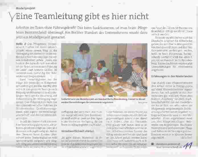 Vorschauseite 1: Eine Teamleitung gibt es hier nicht