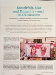 Vorschauseite 1: Kreativität, Mut und Empathie - auch in Krisenzeiten