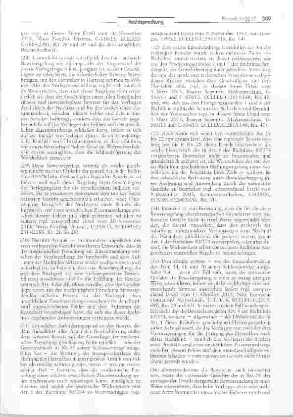 Vorschauseite 4: Haftung für fehlerhafte Produkte Impfstoff