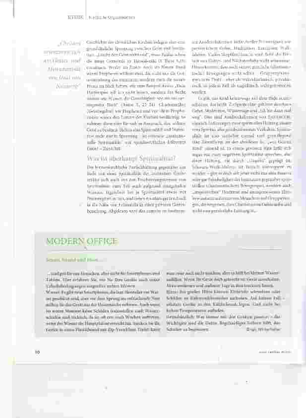 Vorschauseite 2: Institutionelle Spiritualität hölzernes Eisen oder Kern der Corporate Identity?