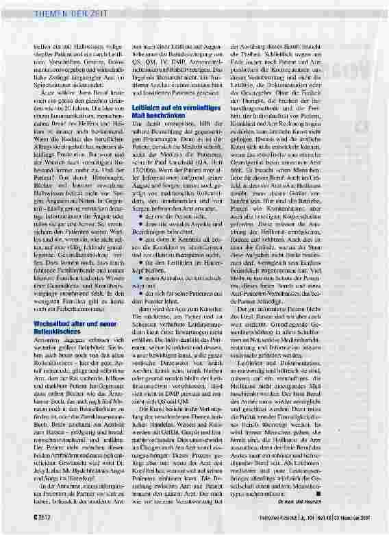 Vorschauseite 2: Verantwortung braucht die Freiheit