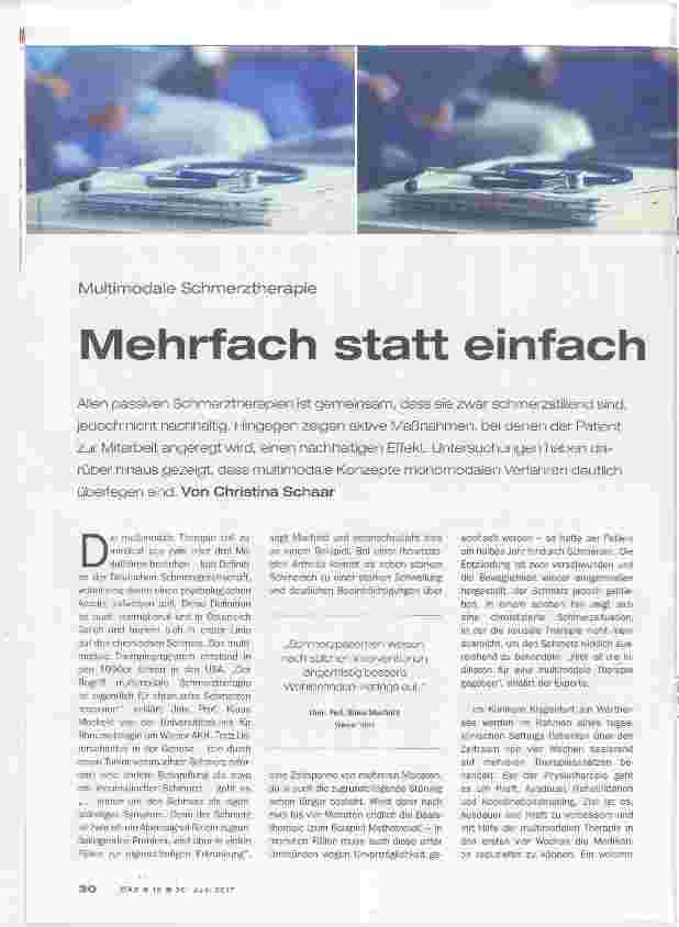 Vorschauseite 1: Mehrfach statt einfach