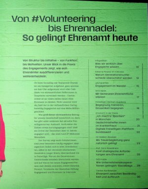 Vorschauseite 2: Was wir wirklich über Engagierte wissen - und nicht nur zu wissen glauben