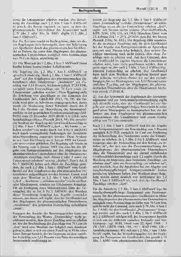 Vorschauseite 4: Rabatte und Skonti im pharmazeutischen Großhandel bei Abgabe verschreibungspflichtiger Arzneimittel an Apotheken zulässig