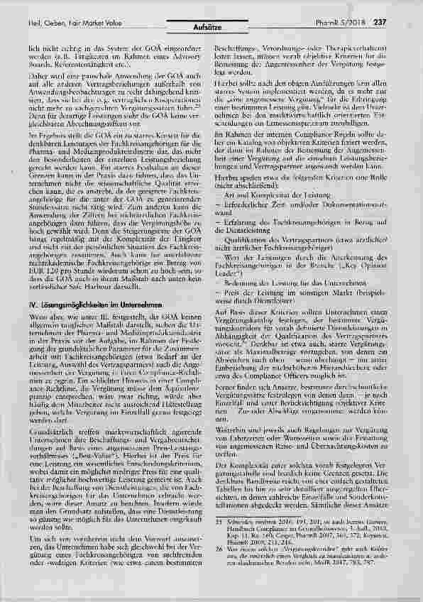 Vorschauseite 5: Bestimmung des Fair Market Value bei HCP-Verträgen
