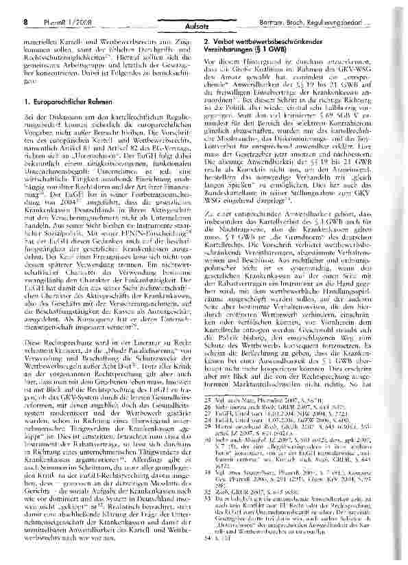 Vorschauseite 4: Zwischen den Gesundheitsreformen - Kartellrechtlicher Regulierungsbedarf aus Sicht der forschenden Arzneimittelhersteller