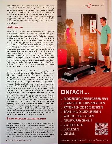Vorschauseite 2: Bewegt mental gesund: Sporttherapie bei Depression