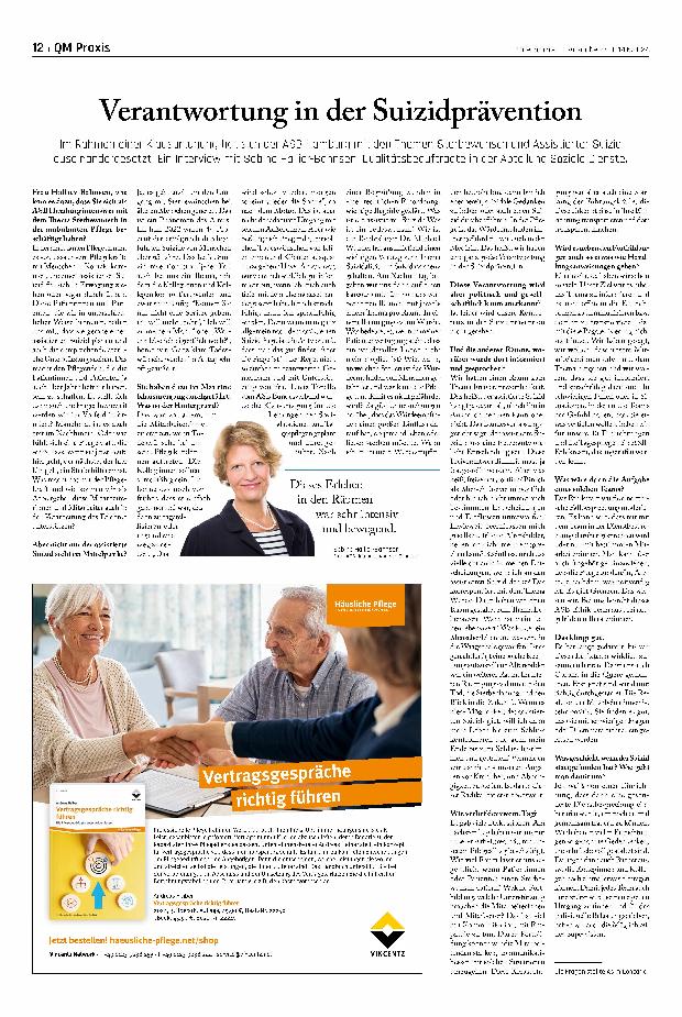 Vorschauseite 1: Verantwortung in der Suizidprävention