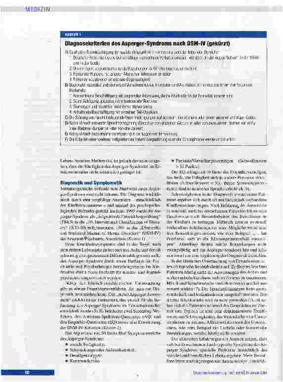 Vorschauseite 2: Das Asperger-Syndrom im Erwachsenenalter
